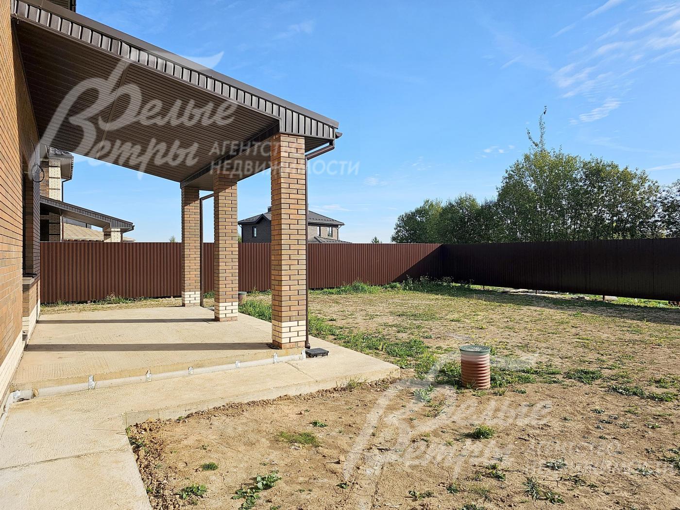 Площадь крытой террасы - 23 кв.м