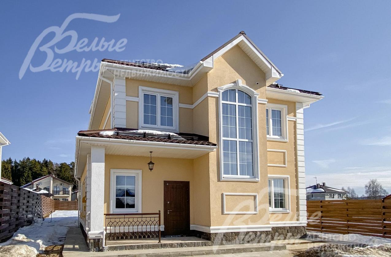 Новый дом под ключ площадью 218 кв.м в обжитом коттеджном поселке бизнес класса Никольские озера