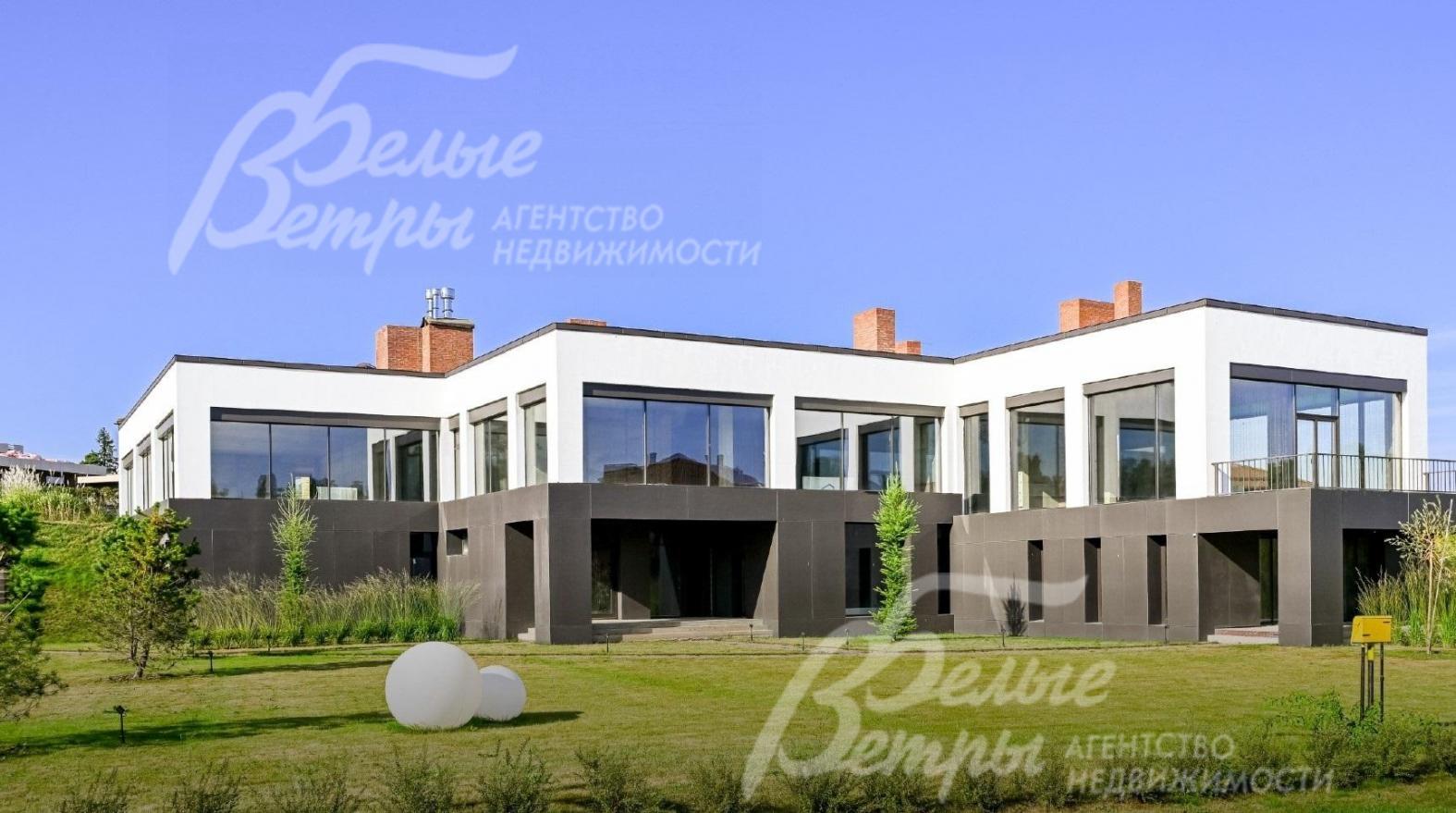 Дом 940 кв.м под отделку с бассейном и свободной планировкой в КП Усадьба Бергов