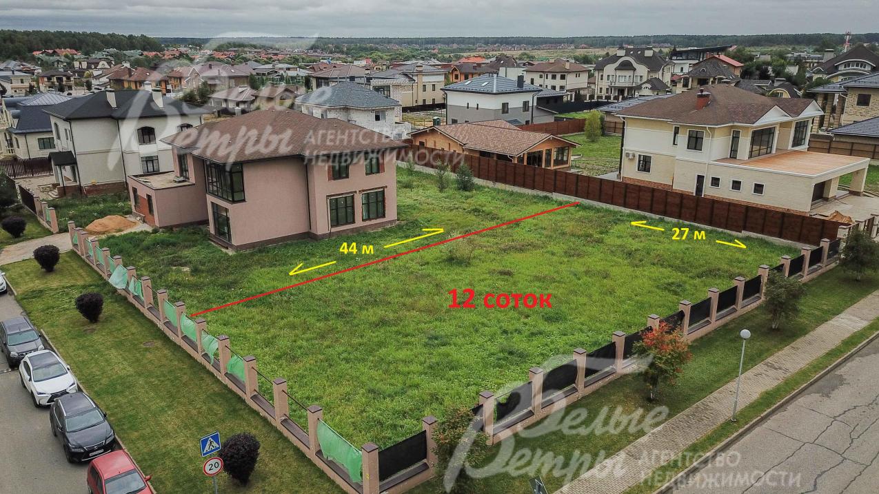 Участок 12 соток в поселке Антоновка