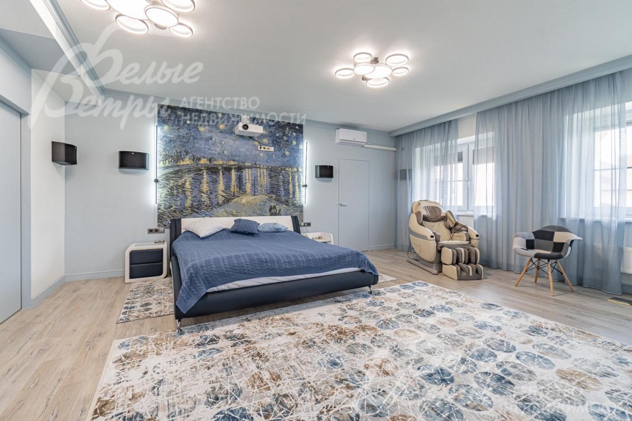 Мастер-спальня 34 кв.м с гардеробной и санузлом