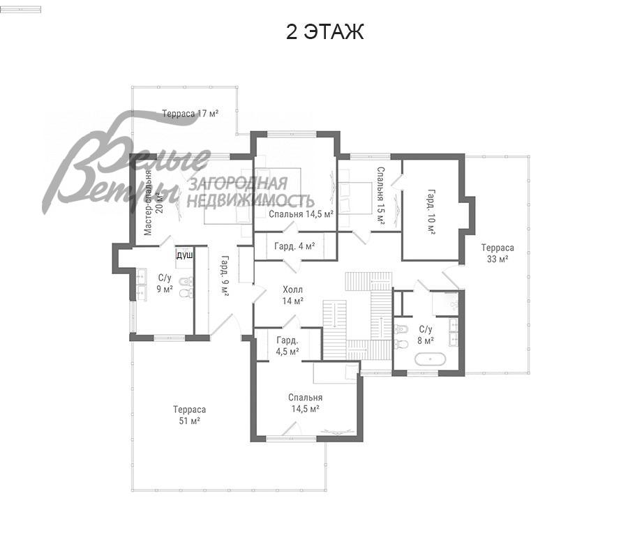 Дом Подолье КП Шаганино id 573-406 планировка1