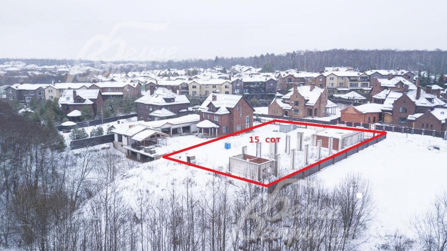 Участок у реки 15.32 сотки в коттеджном поселке 