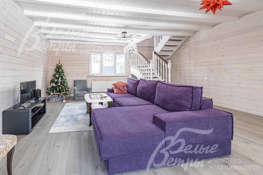 Новый уютный дом площадью 203 кв.м в аренду с мебелью в обжитом коттеджном поселке Верховье