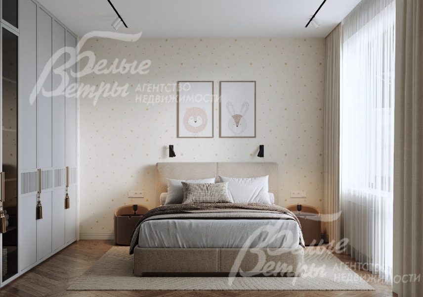 Визуализация. Детская спальня 