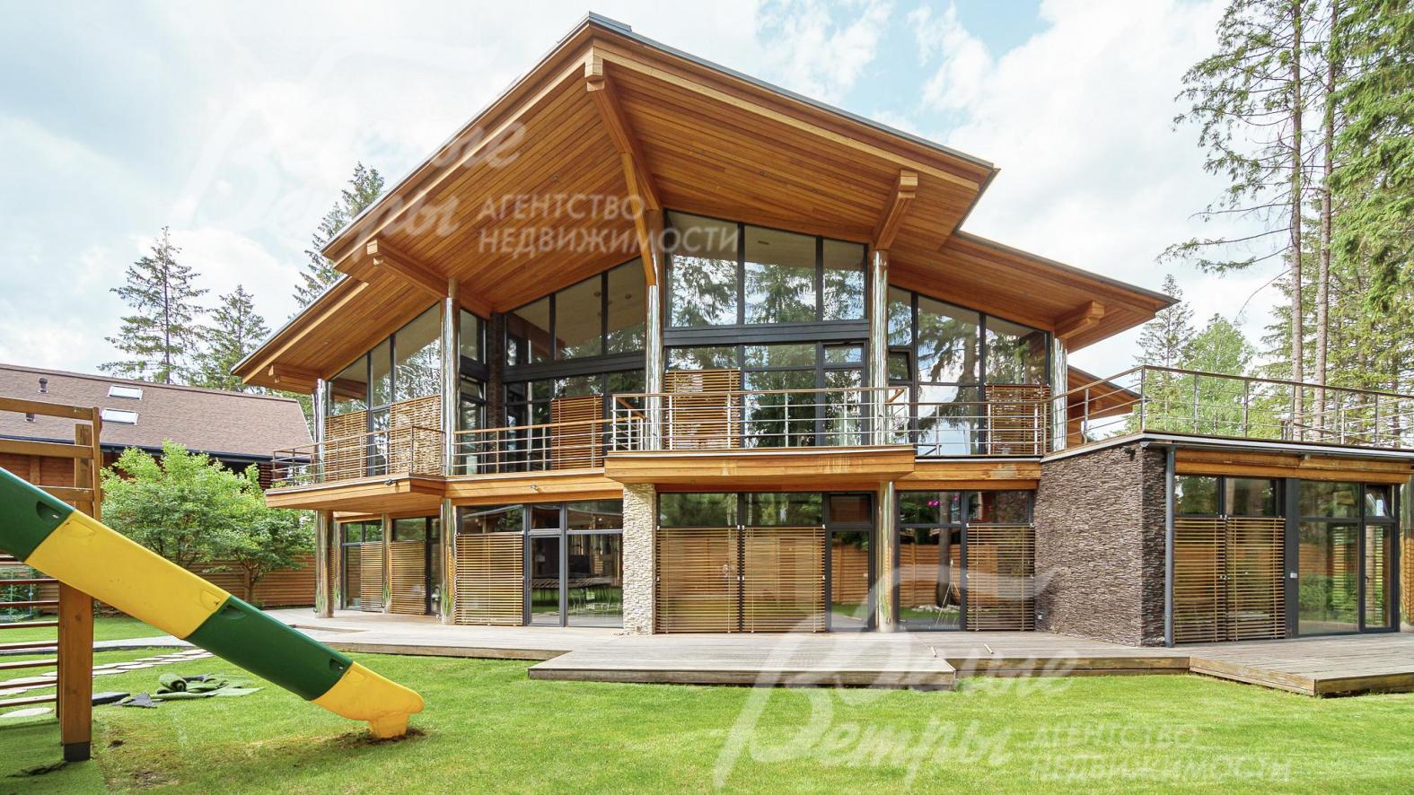 Коттедж в стиле хай-тек под ключ в поселке Усадьба Жодочи