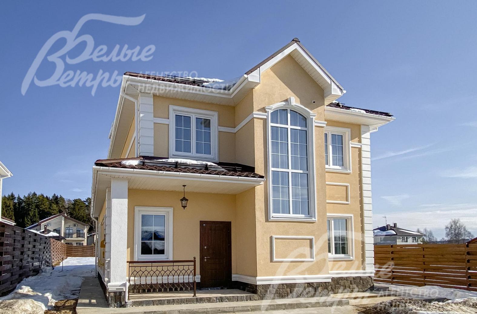 Новый дом под ключ площадью 218 кв.м в обжитом коттеджном поселке бизнес класса Никольские озера