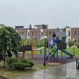 Детская игровая площадка с антивандальным покрытием. 