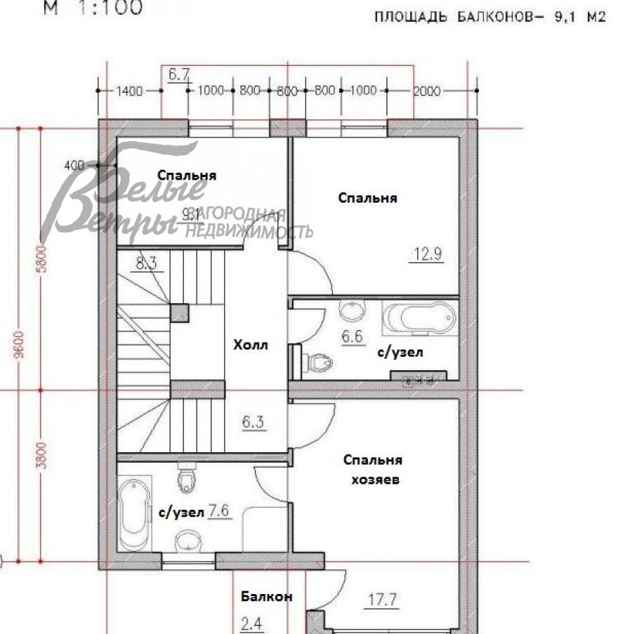 Таунхаус Лесные поляны КП Газопровод id 111-110 планировка2