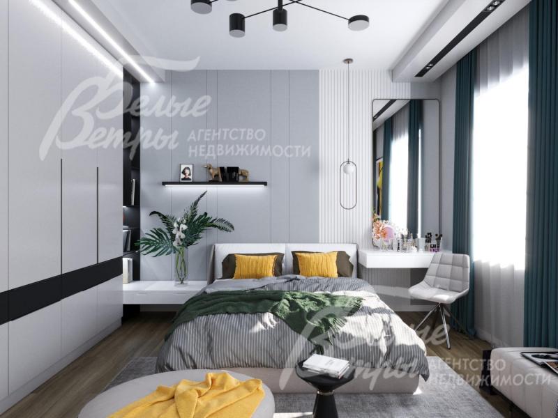 Визуализация. Мастер-спальня 20 кв.м