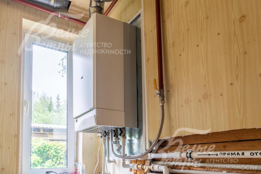 Котельная. Отопление – через двухконтурный котел (Thermona)