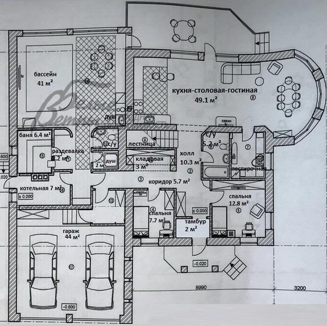 Дом Русская Усадьба к/п Былово id 332-713 планировка0