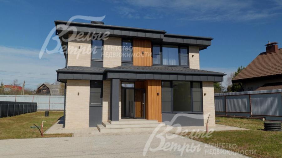 Новый современный дом 190 кв.м. в коттеджном поселке Две поляны 