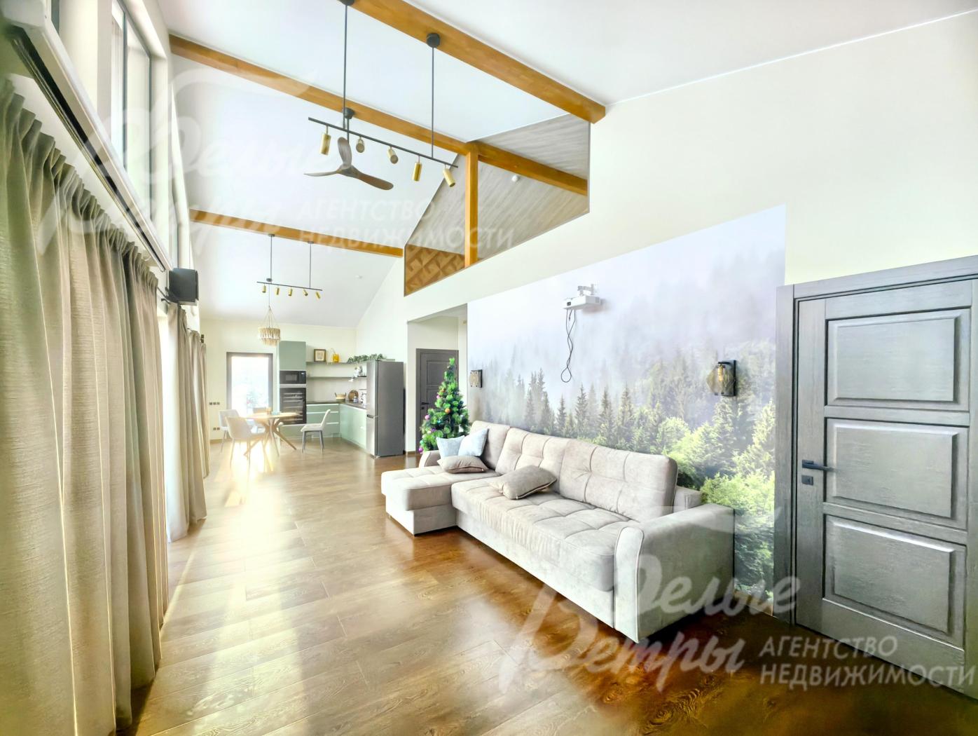 Меблированный одноэтажный дом 104 кв.м в Кутьино 