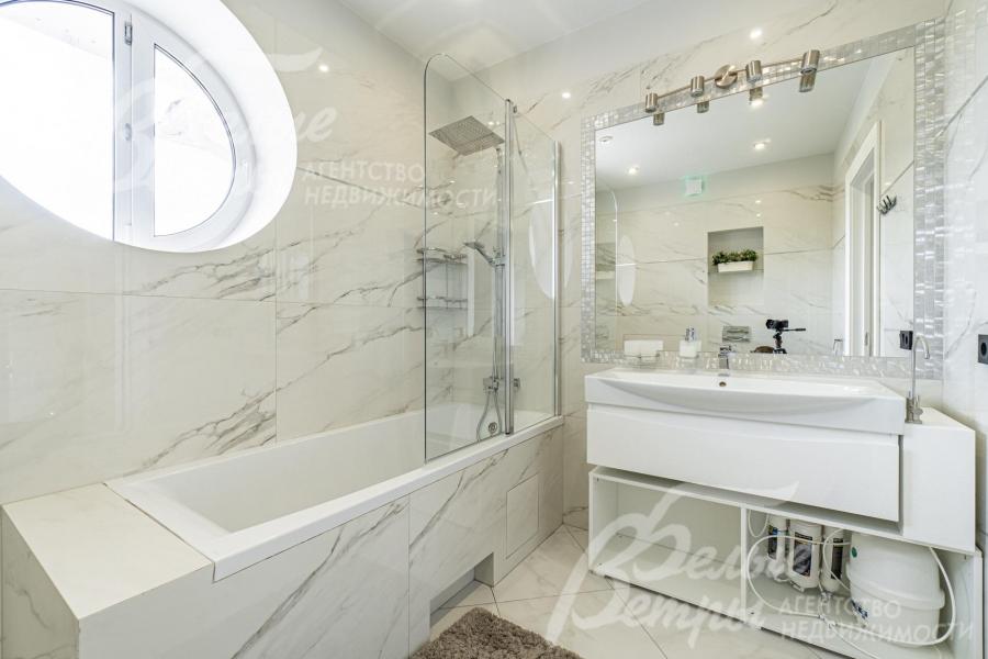 Санузел с ванной на втором этаже