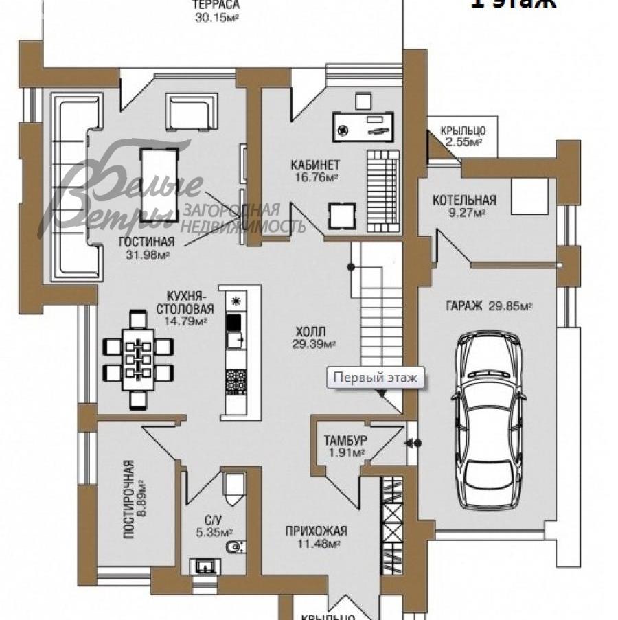 Дом Крекшино КП д.Крекшино id 220-724 планировка0