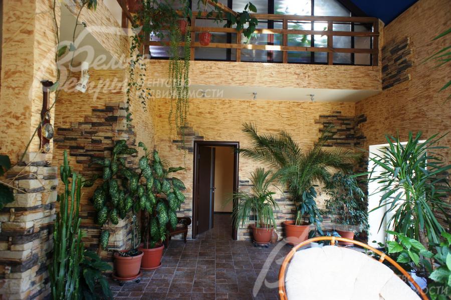 В гостиной множество красивых растений