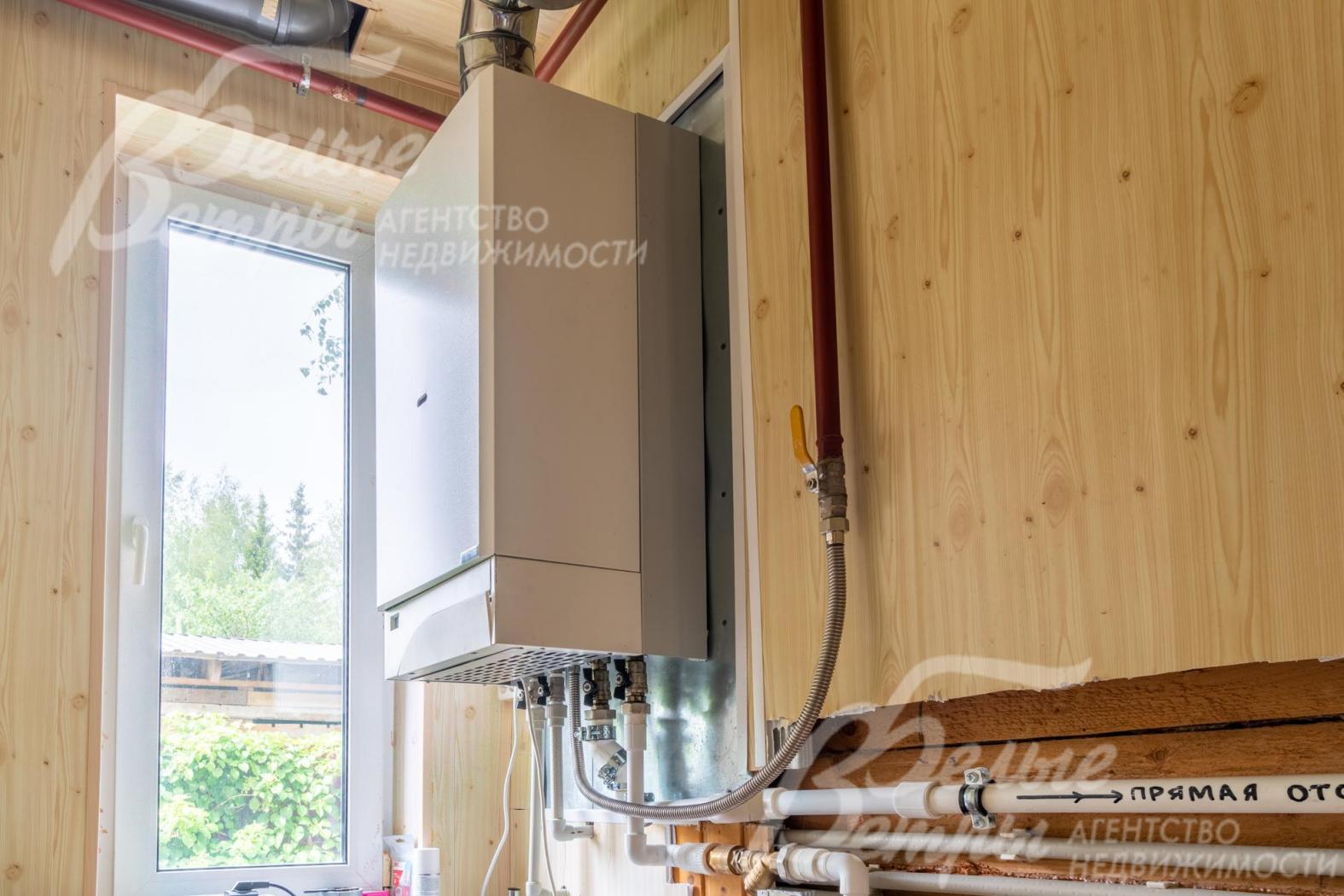 Котельная. Отопление – через двухконтурный котел (Thermona)