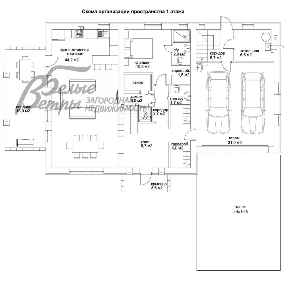 Дом Шатры КП Милюково id 280-707 планировка0