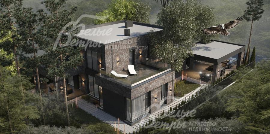 Визуализация проекта дома в КП Московский писатель