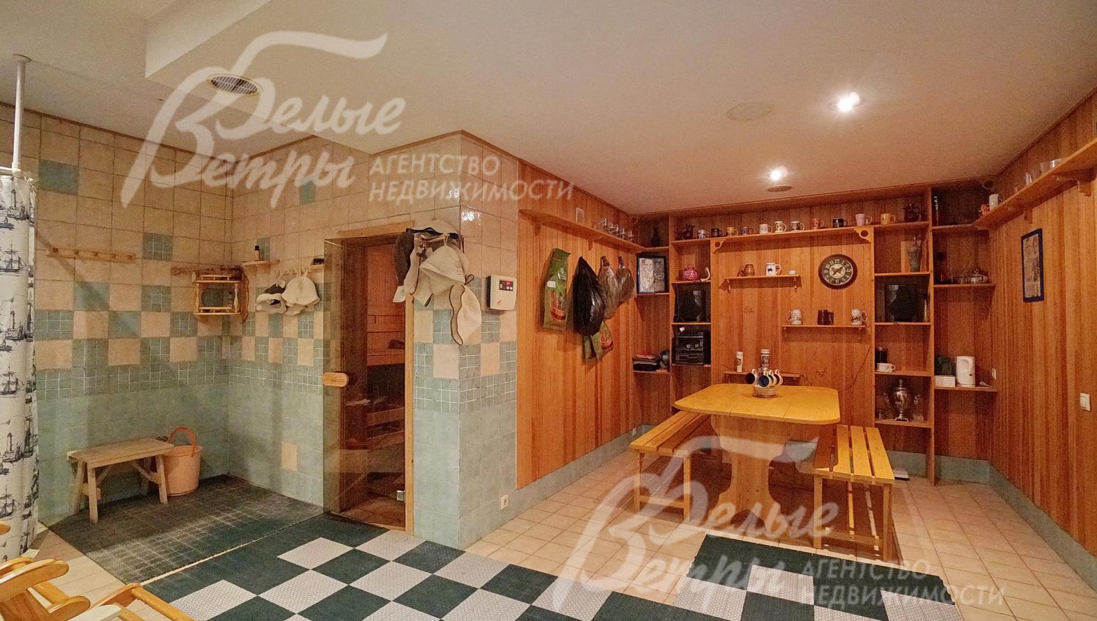 Сауна с зоной отдыха, душевой и санузлом 40 кв.м 