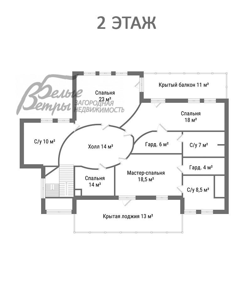 Дом Графский лес КП Каменка id 405-914 планировка1