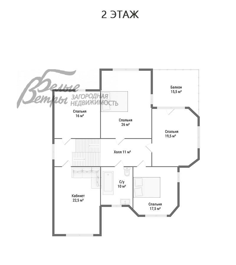 Дом Чистые Ключи КП Милюково id 469-927 планировка1