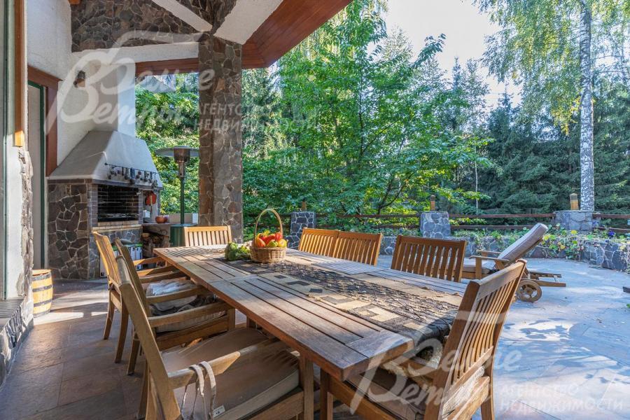 Терраса 70 кв.м с барбекю