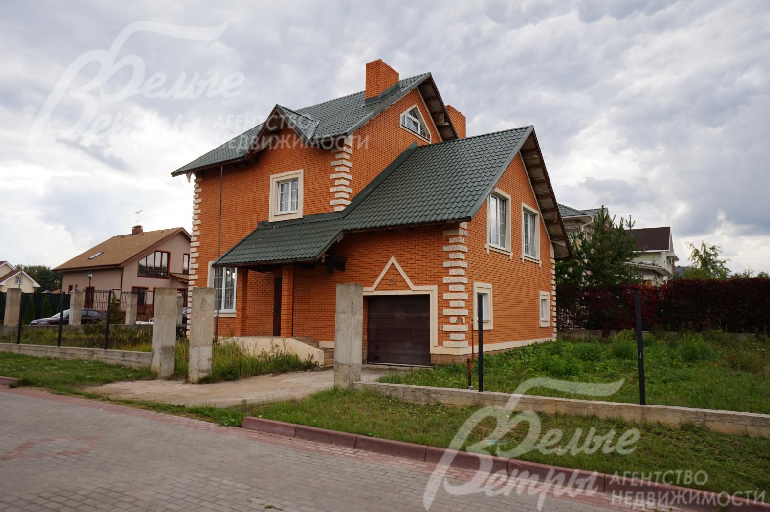 Коттедж 214 кв.м под чистовую отделку в охраняемом поселке в Пучково