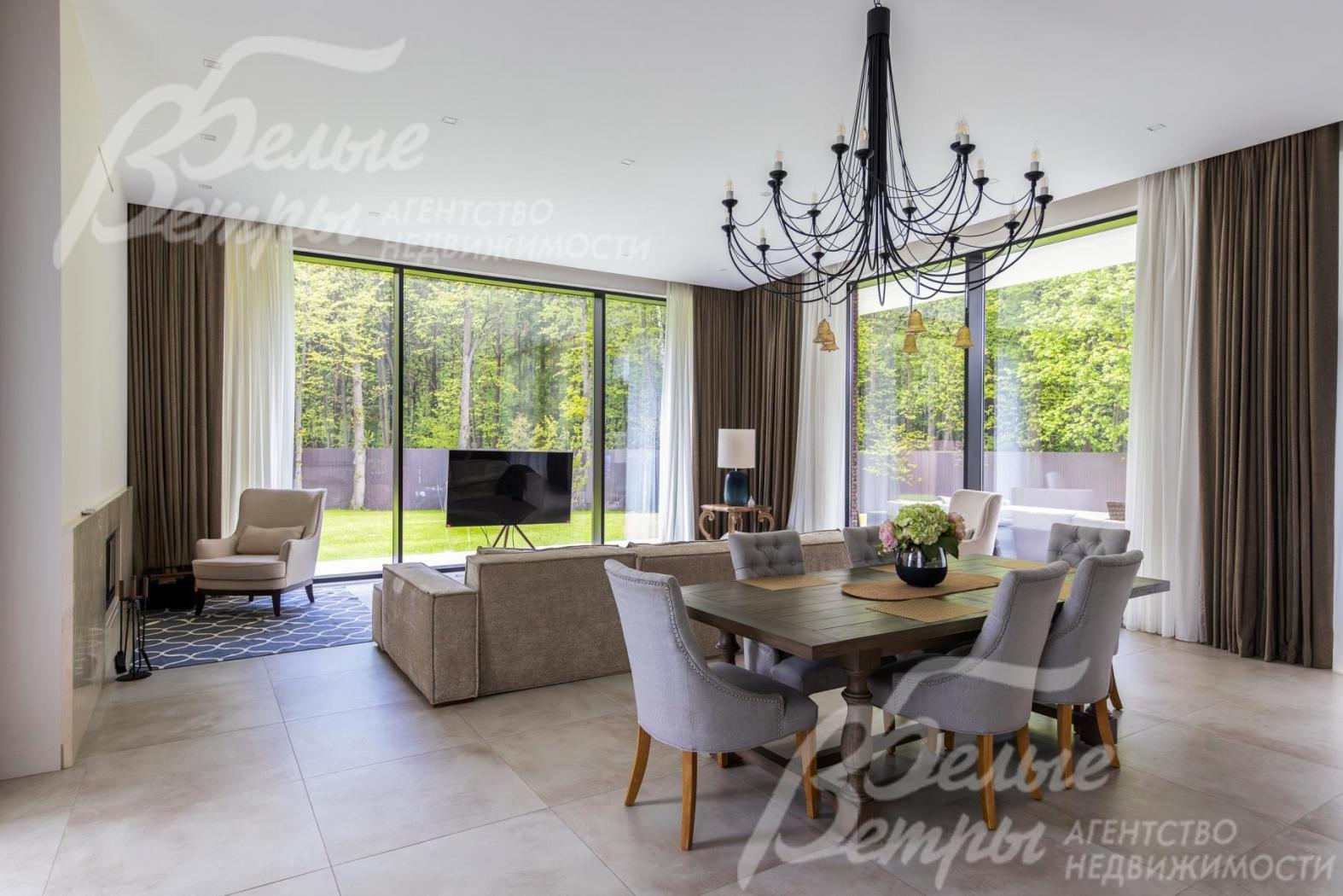 Меблированная одноэтажная вилла 400 кв.м в кп Зайцево 