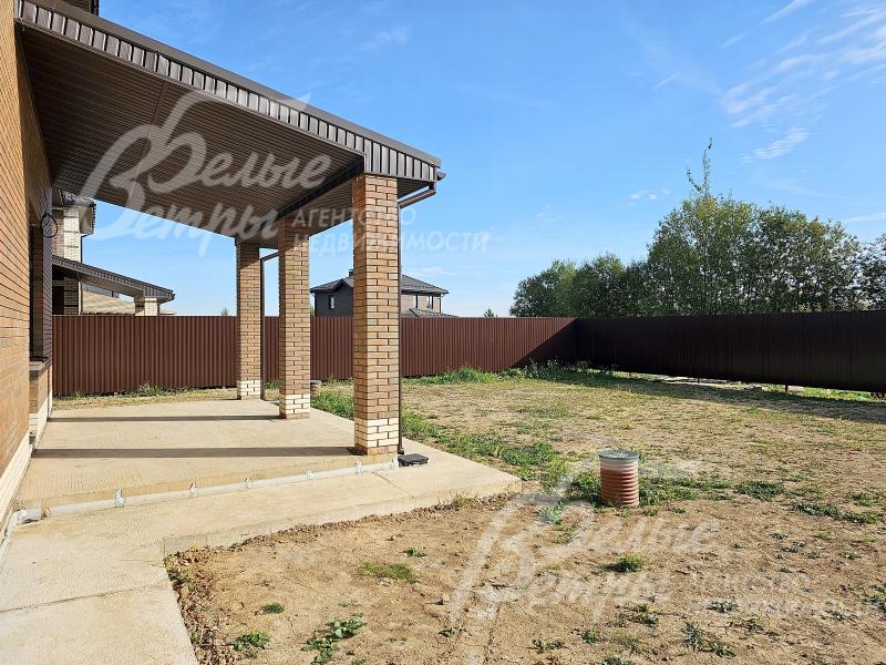 Площадь крытой террасы - 23 кв.м