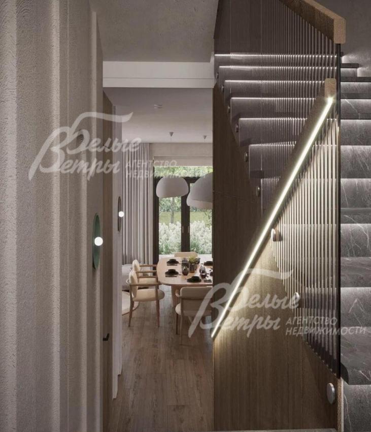 Зона лестницы - визуализация проекта