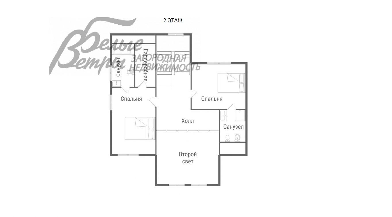 Дом Серебряный век к/п Новоглаголево id 273-204 планировка3