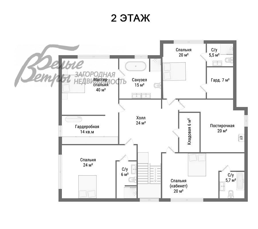 Дом Чистые Ключи КП Милюково id 469-926 планировка1