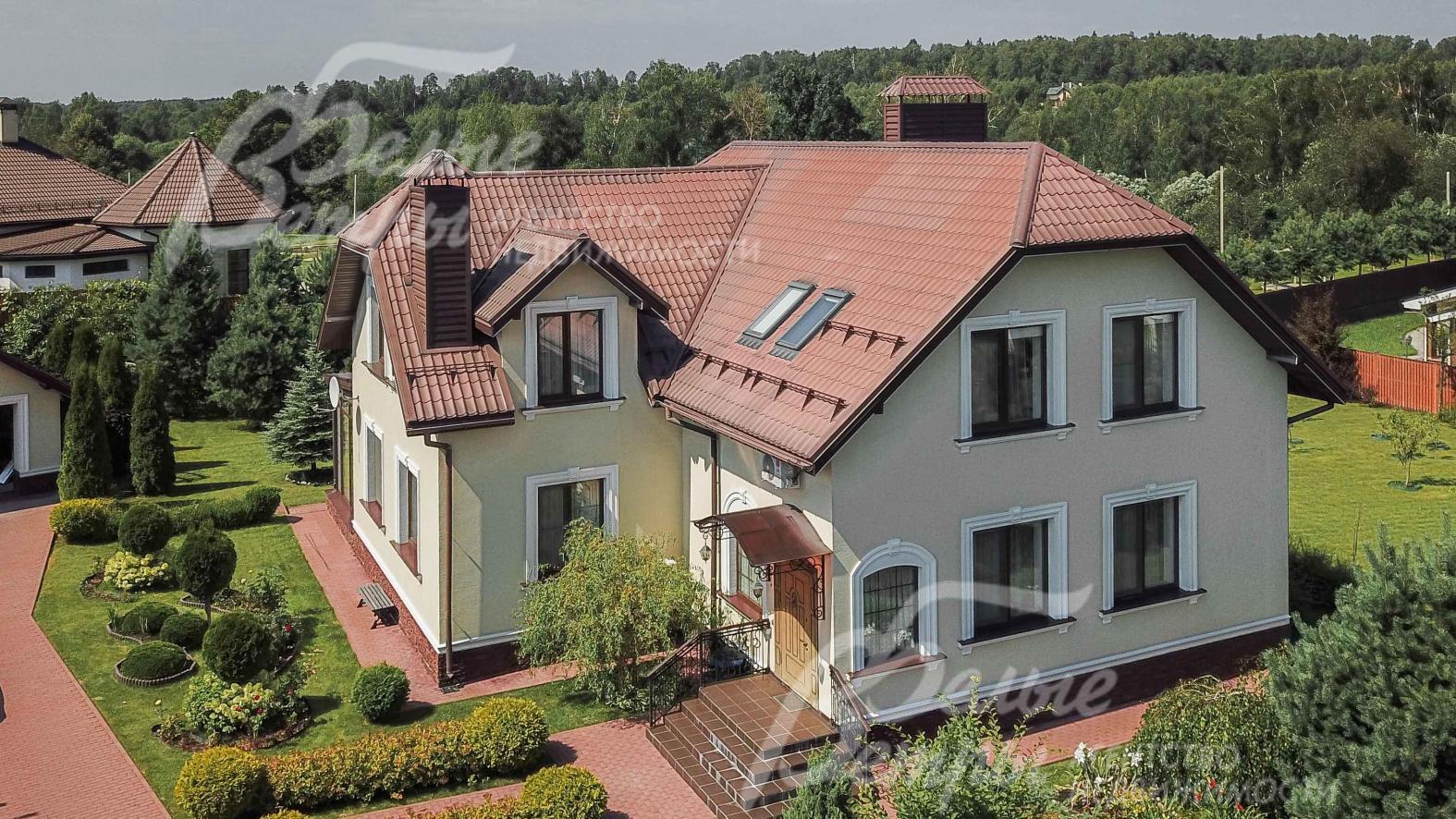 Дом под ключ площадью 470 кв.м в обжитом коттеджном поселке Европейская долина