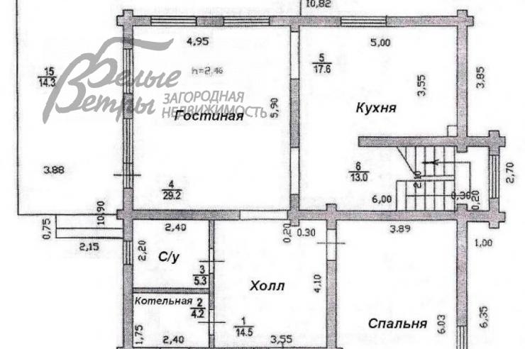 Дом Моспроектовец к/п д.Юдановка id 507-601 планировка0